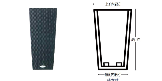植木鉢のサイズ