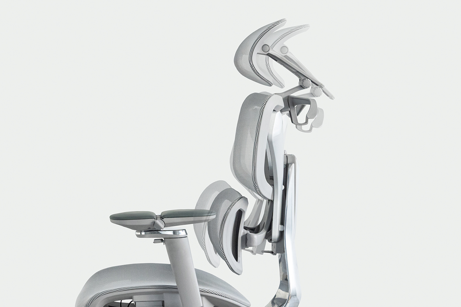 背もたれスライド機能