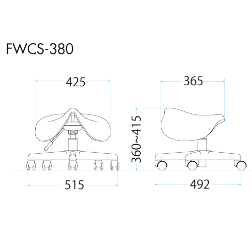FWCS-380の図面