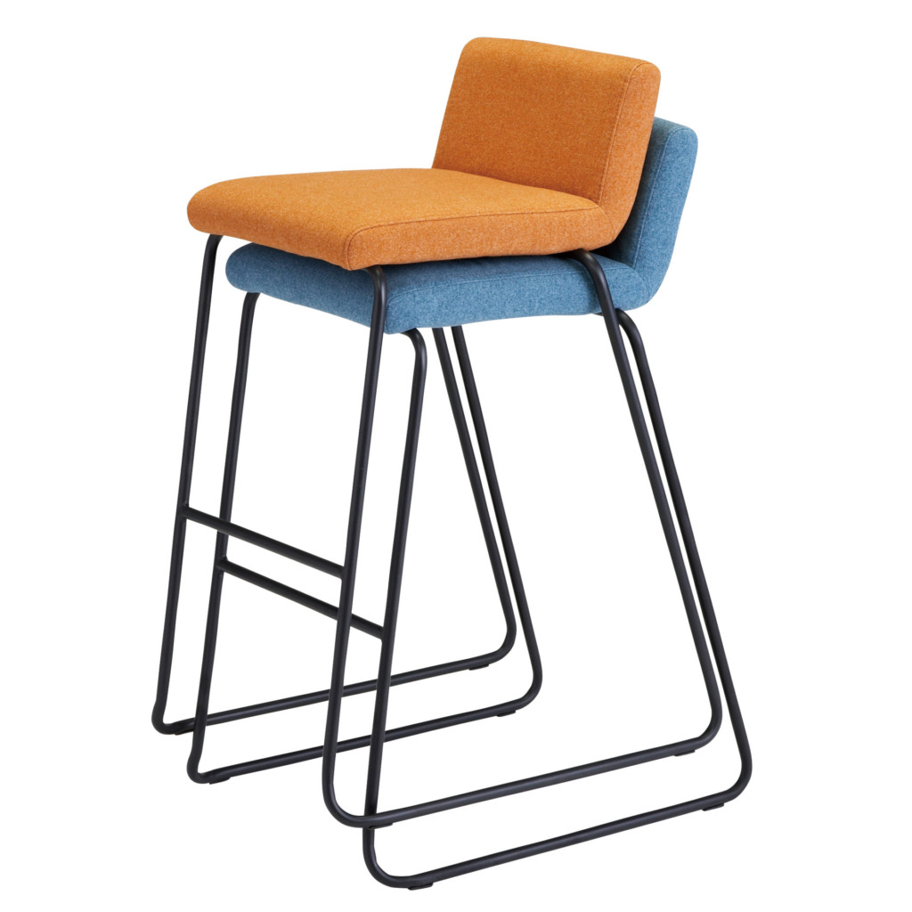 FRENZ ハイスツール イス バーチェア 椅子 カウンターチェア LDP-H2-WH OR オレンジ