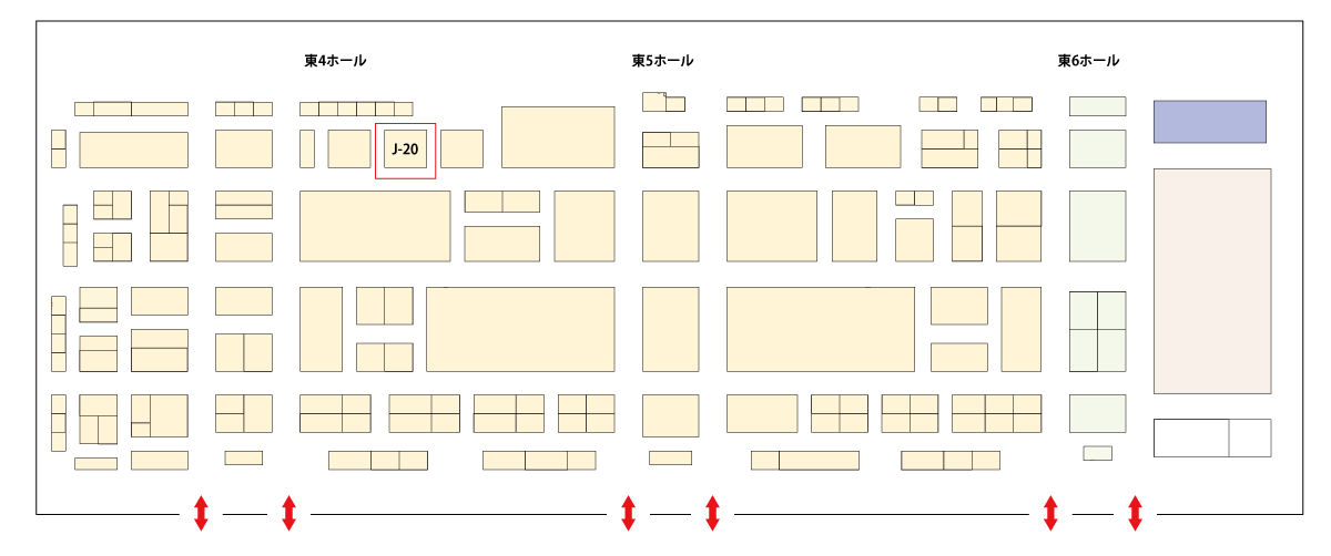 オルガテック東京2024会場マップ