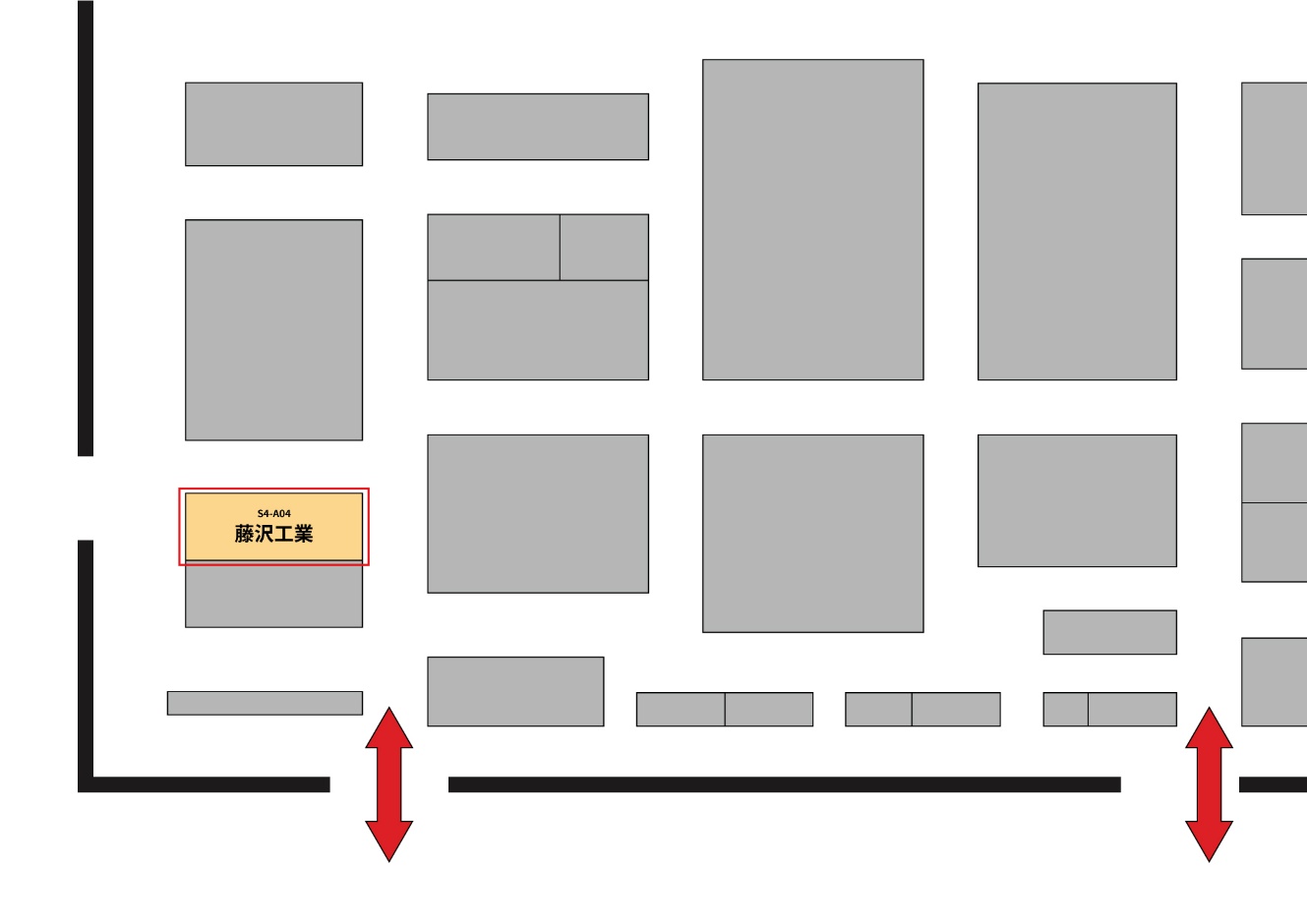 オルガテック東京 藤沢工業 ブース位置